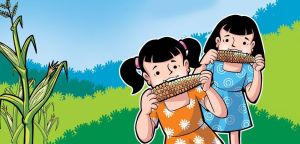 Chunu & Munu: The Corn Is Yummy!